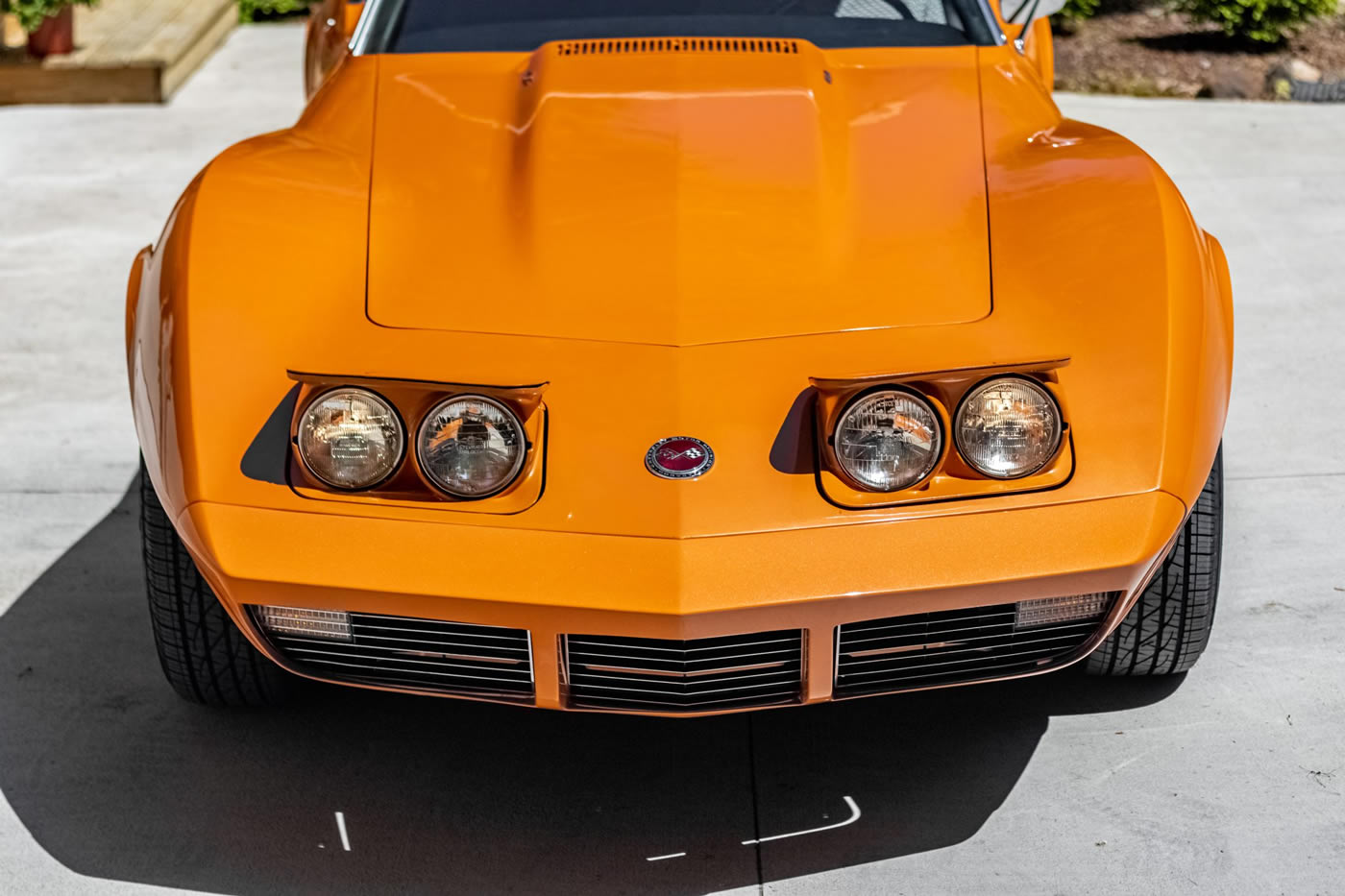 1973 Corvette Convertible 454 4-Speed in Orange