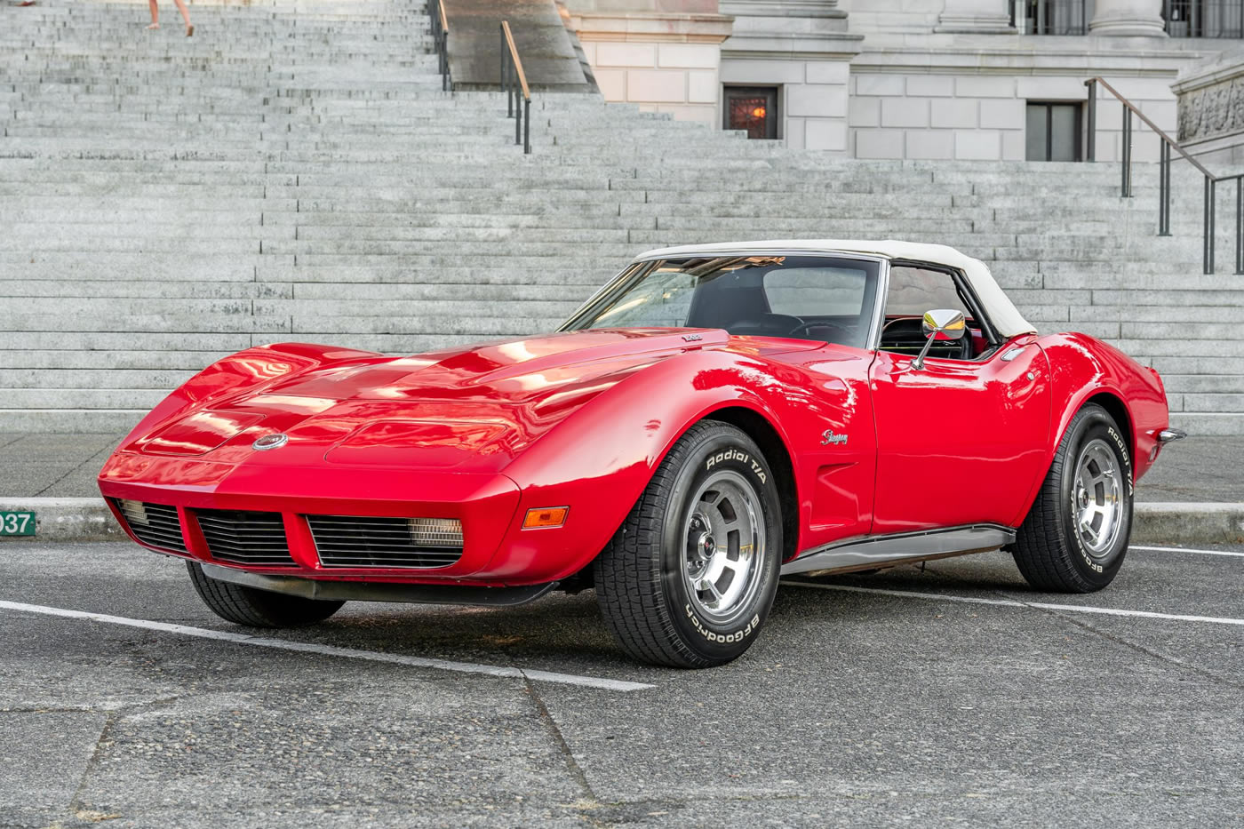 1973 Corvette Convertible L82 in Mille Miglia Red