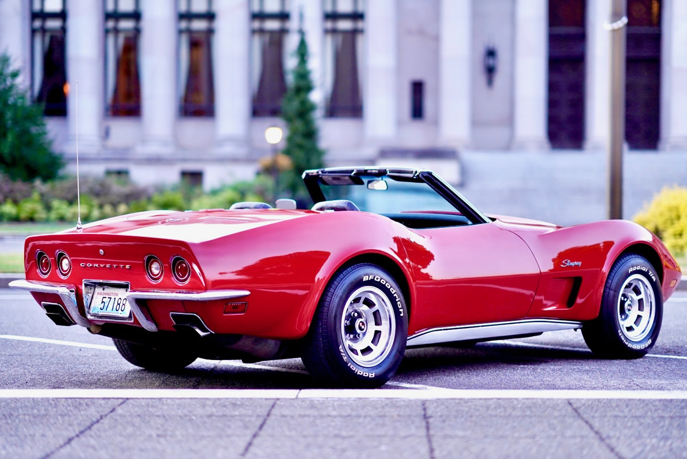 1973 Corvette Convertible L82 in Mille Miglia Red