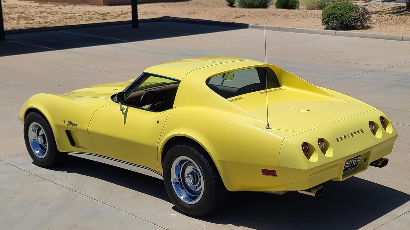 1974 Corvette Coupe 454 in Bright Yellow