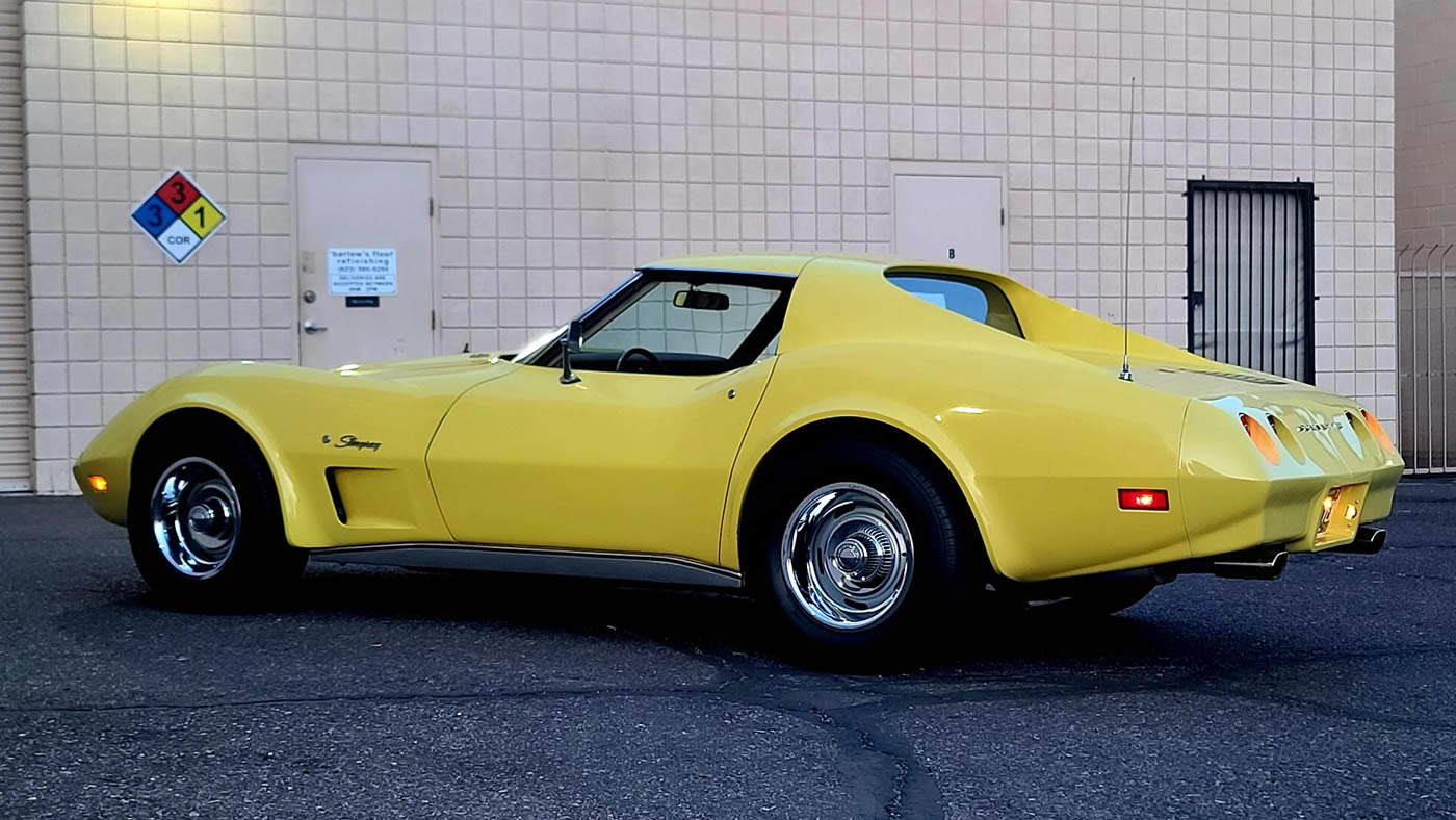 1974 Corvette Coupe 454 in Bright Yellow