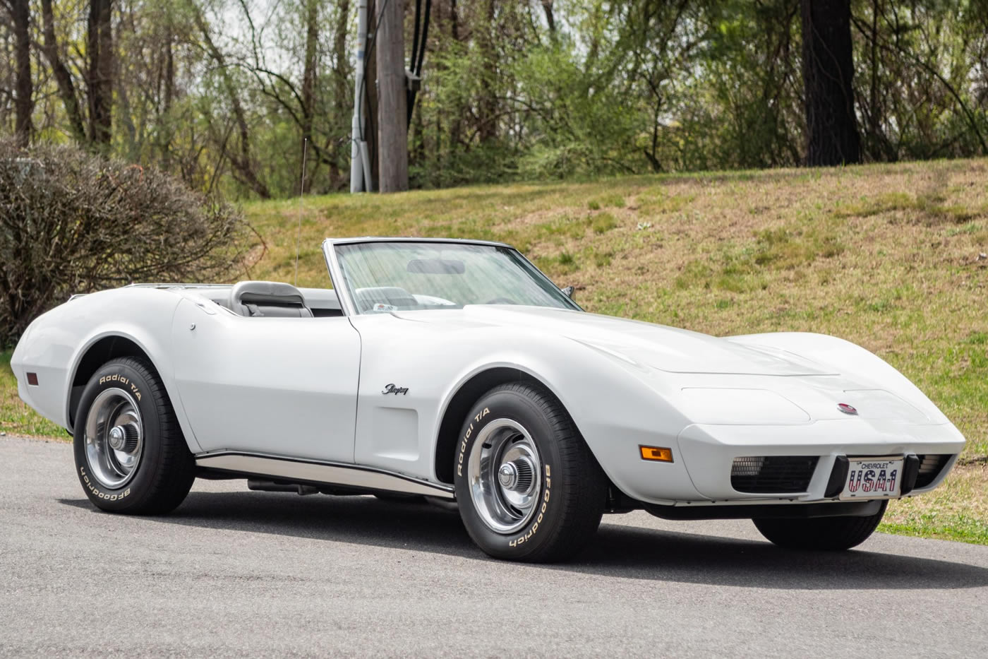 1975 Corvette Convertible in Classic White