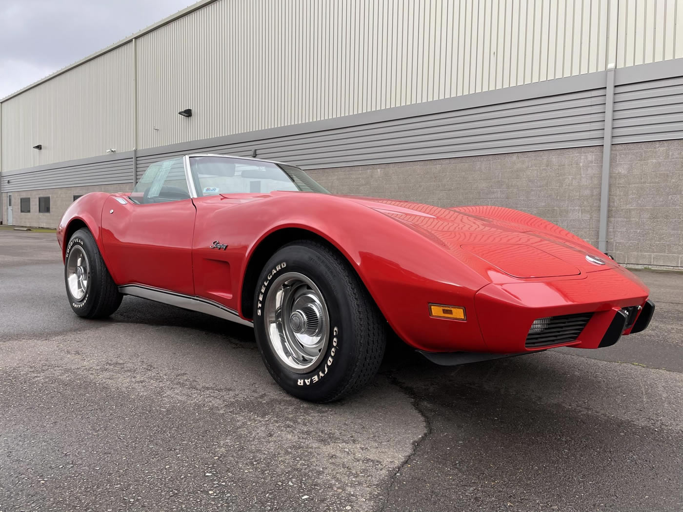 1975 Corvette Convertible in Mille Miglia Red