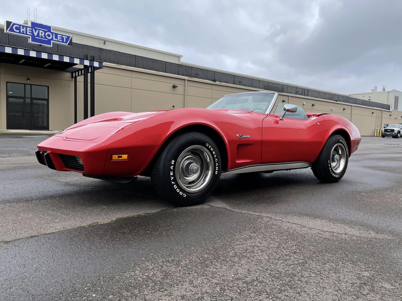 1975 Corvette Convertible in Mille Miglia Red