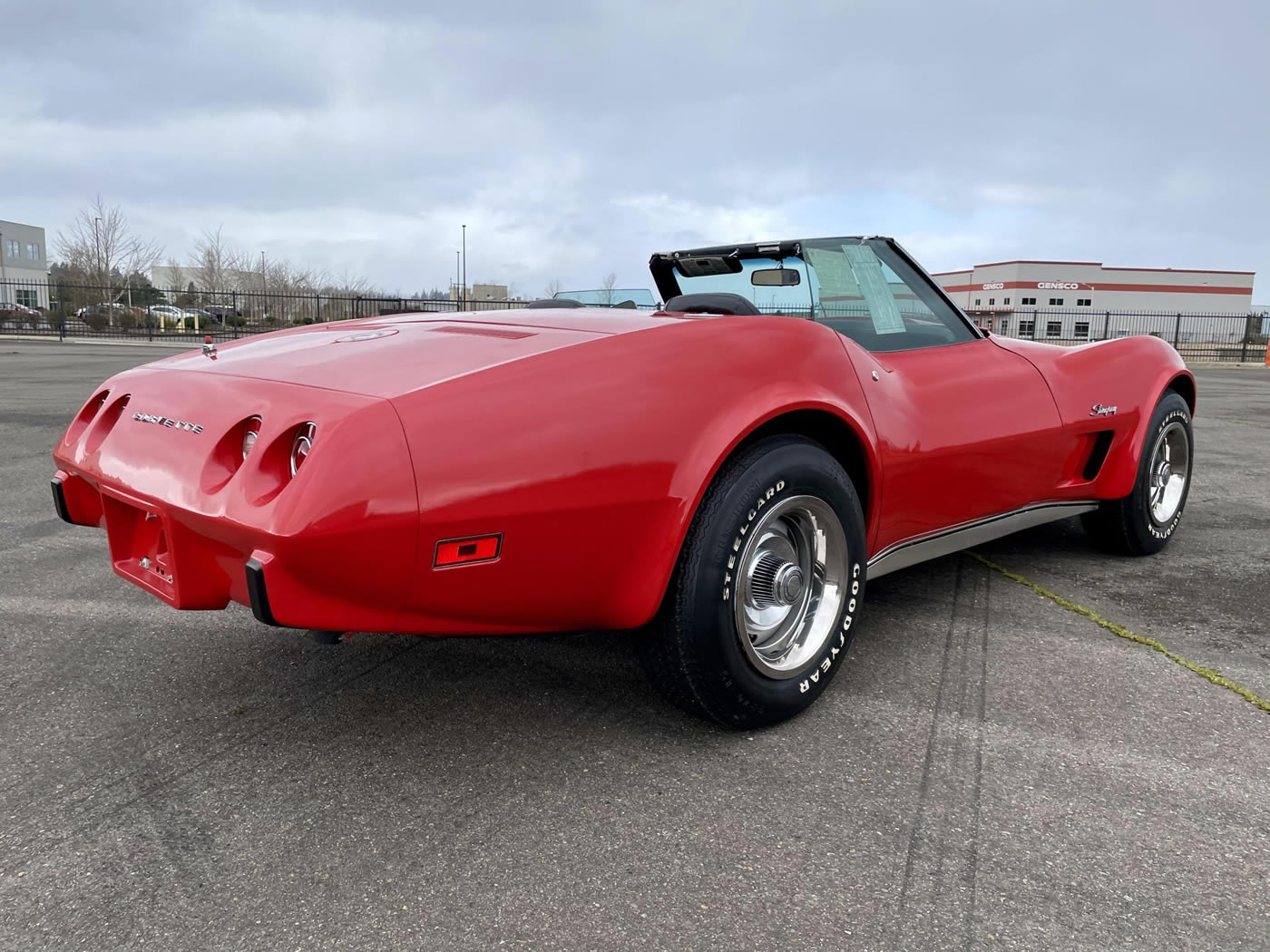 1975 Corvette Convertible in Mille Miglia Red