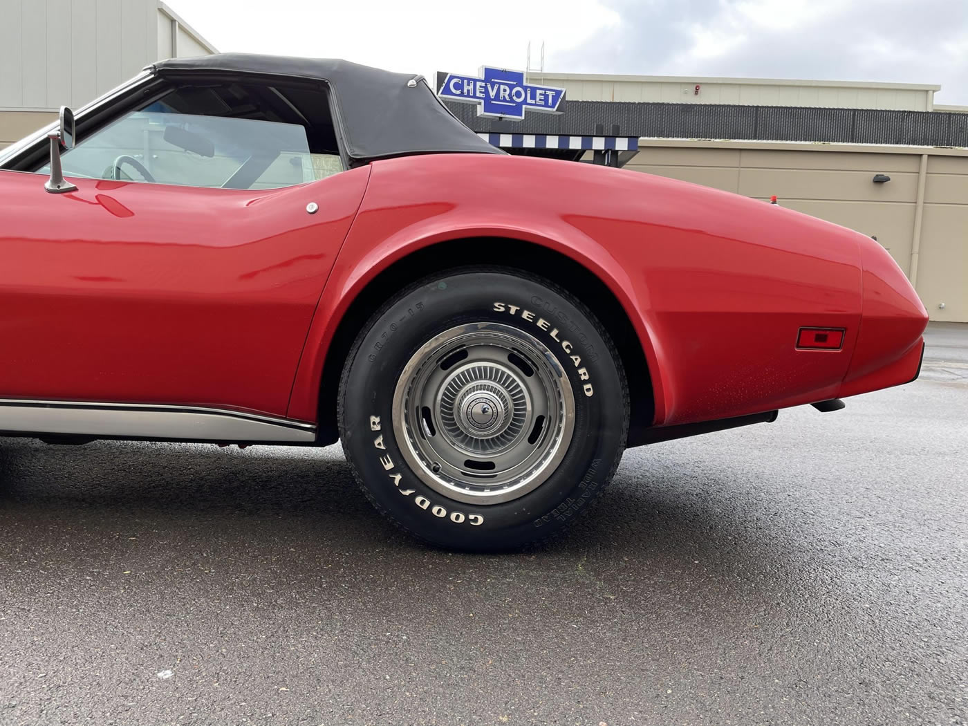 1975 Corvette Convertible in Mille Miglia Red