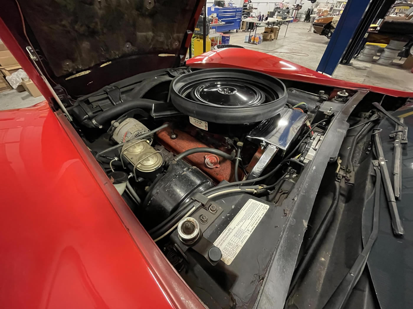 1975 Corvette Convertible in Mille Miglia Red