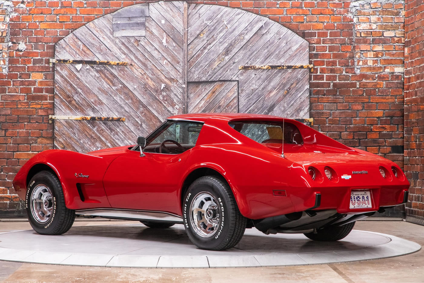 1976 Corvette in Medium Red