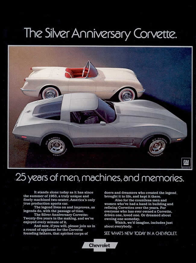 1978 Corvette Advertisement