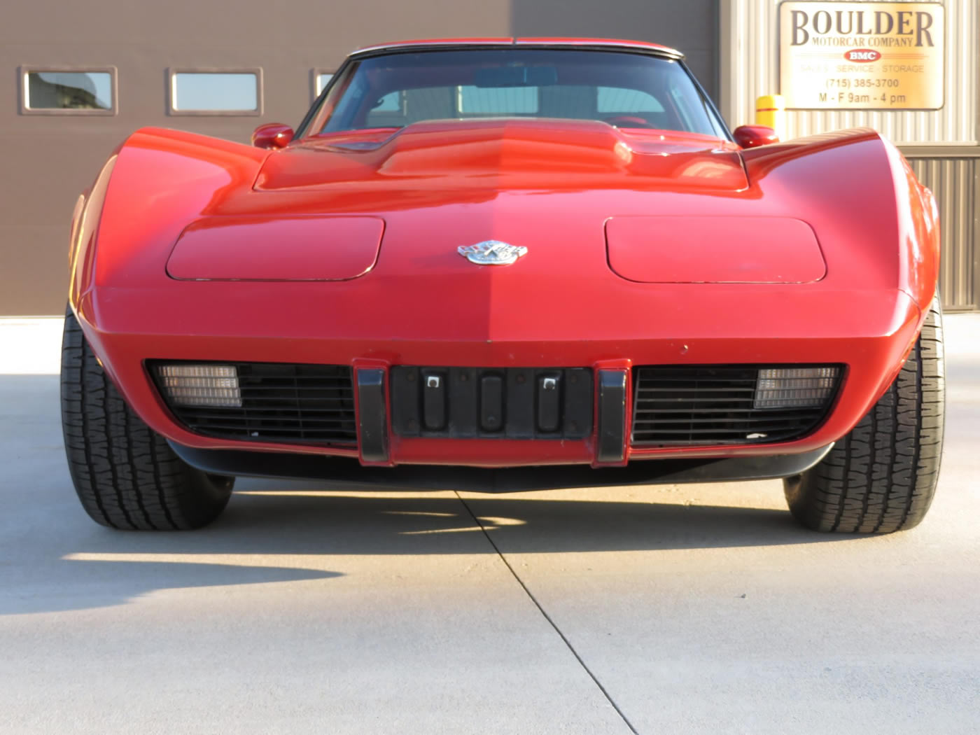 1978 Corvette in Corvette Red