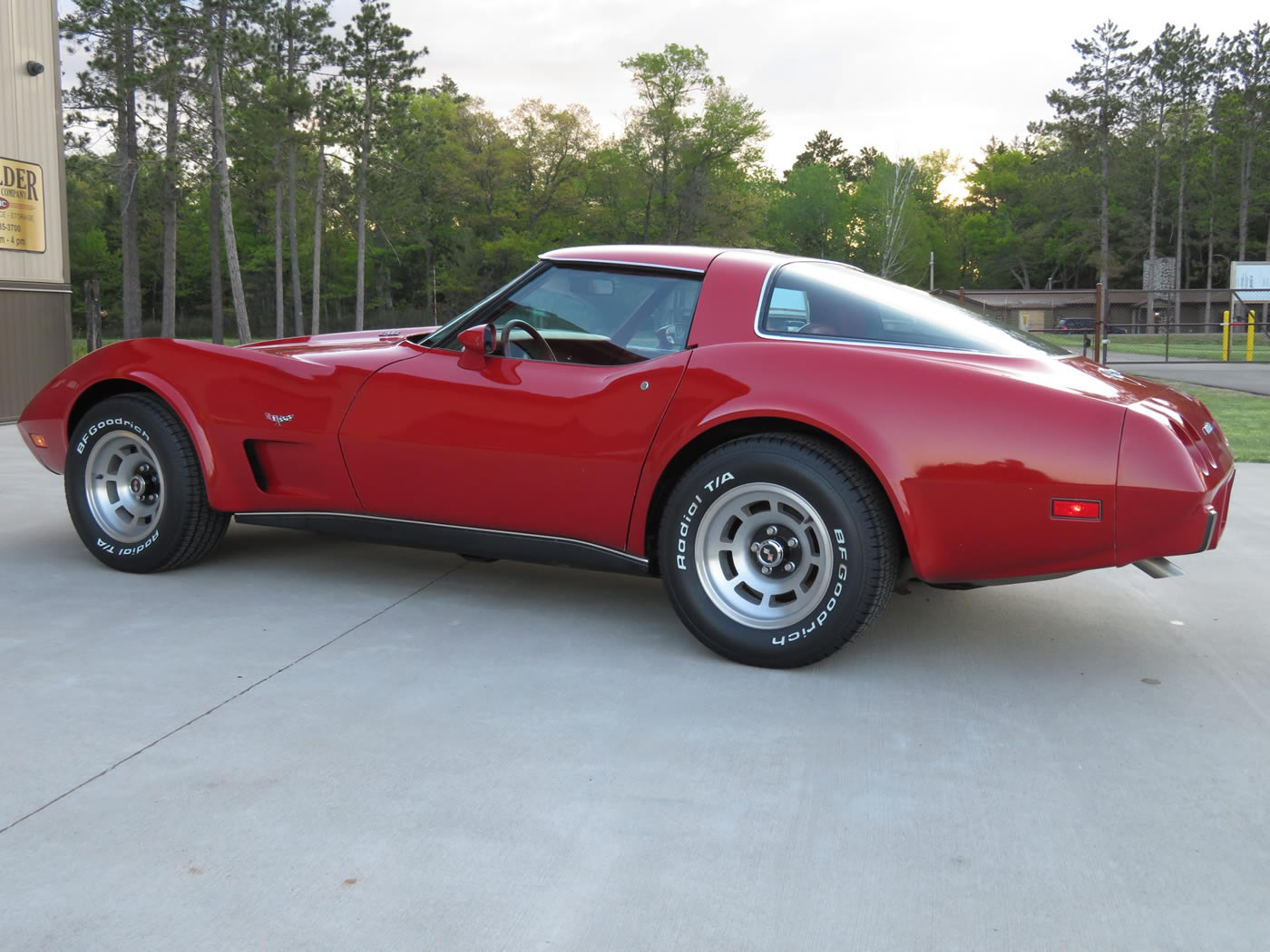 1978 Corvette in Corvette Red