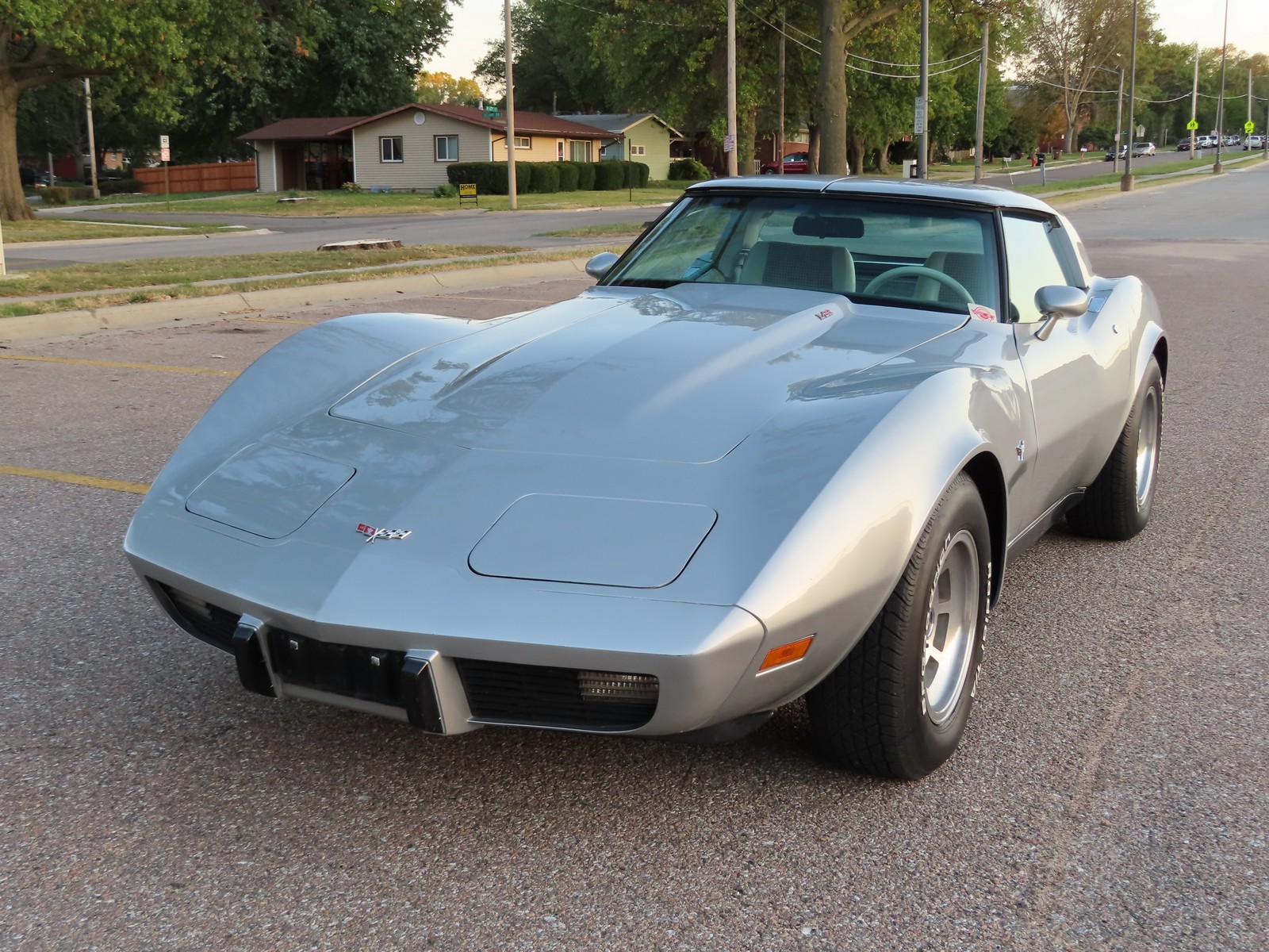 1979 Corvette in Silver with Oyster Interior