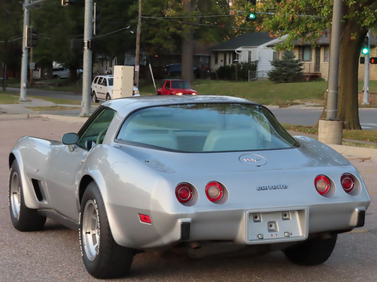 1979 Corvette in Silver with Oyster Interior