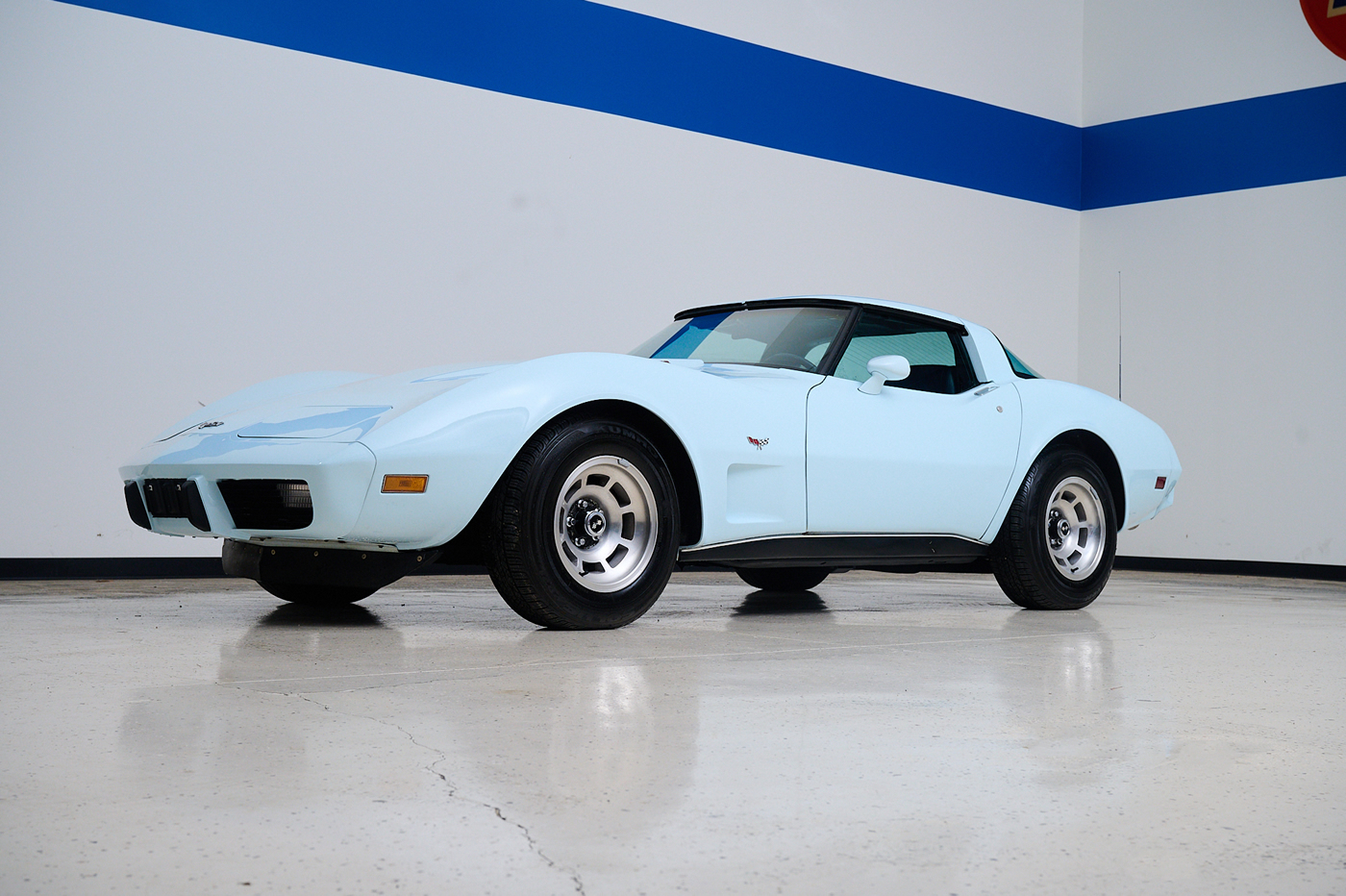 1979 Corvette L82 in Corvette Light Blue