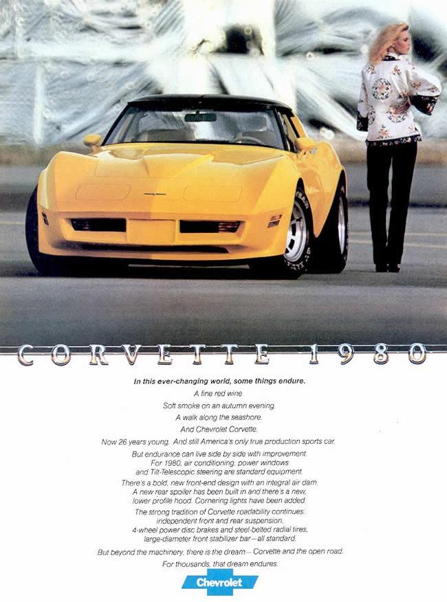 1980 Corvette Advertisement