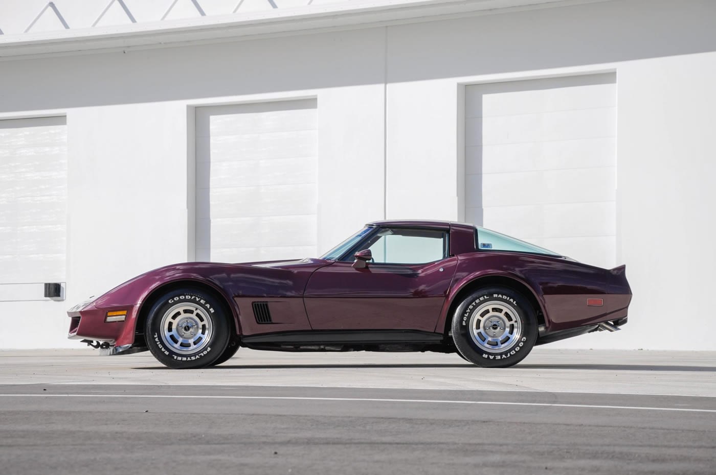 1981 Corvette in Maroon Metallic