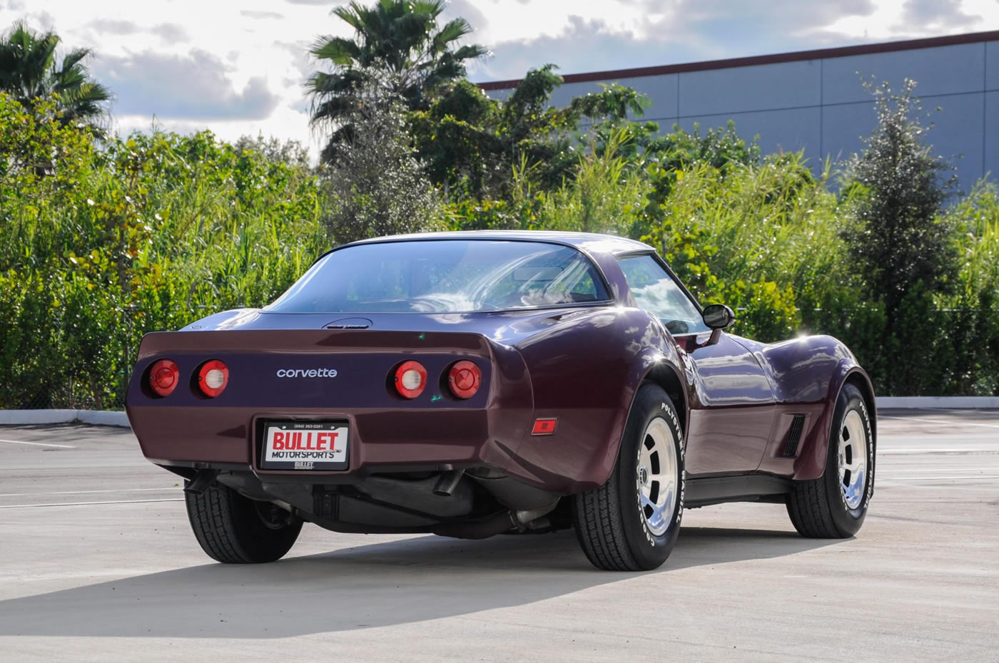 1981 Corvette in Maroon Metallic