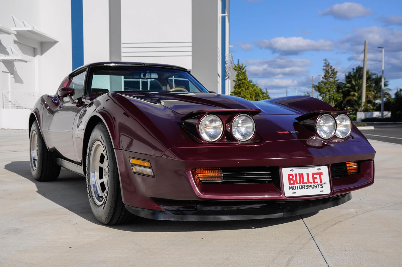 1981 Corvette in Maroon Metallic