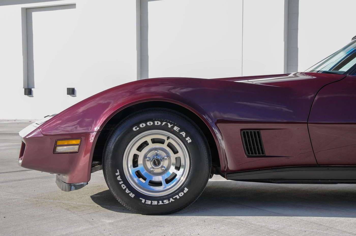 1981 Corvette in Maroon Metallic