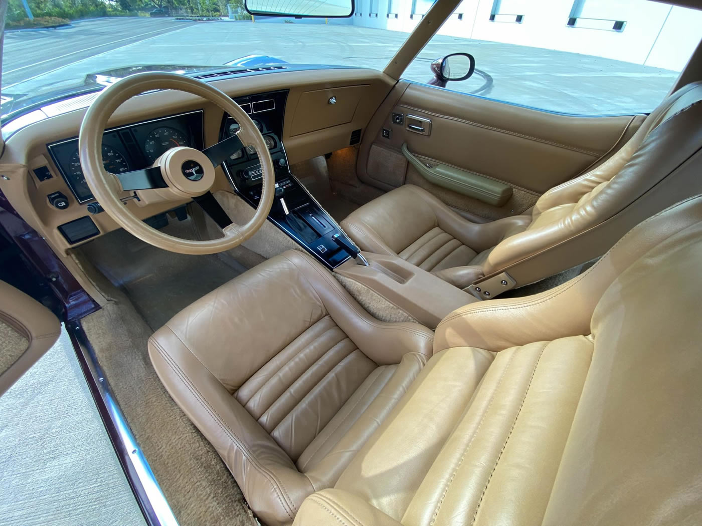 1981 Corvette in Maroon Metallic