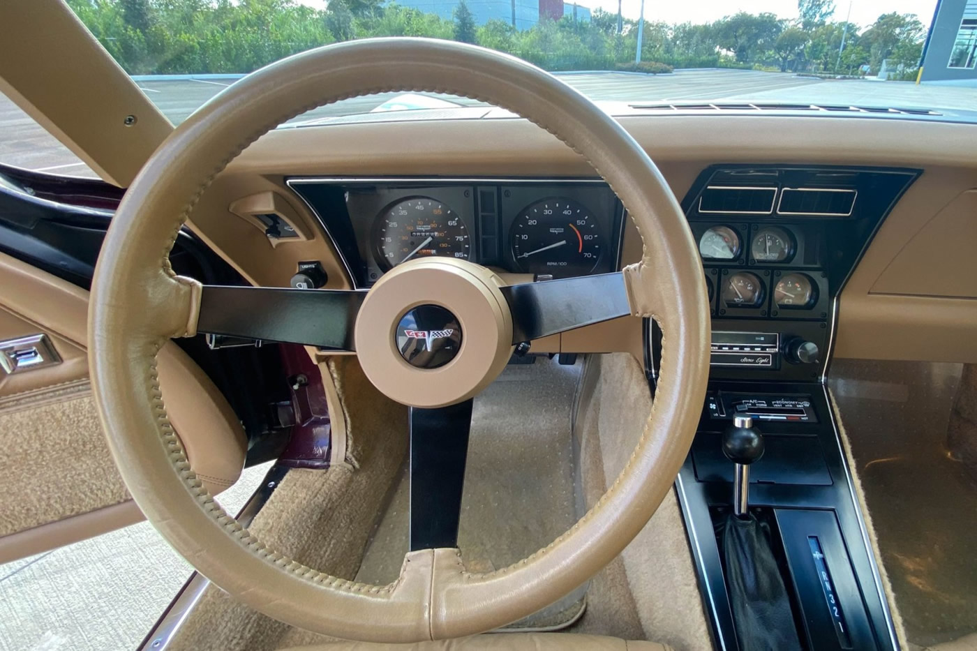 1981 Corvette in Maroon Metallic