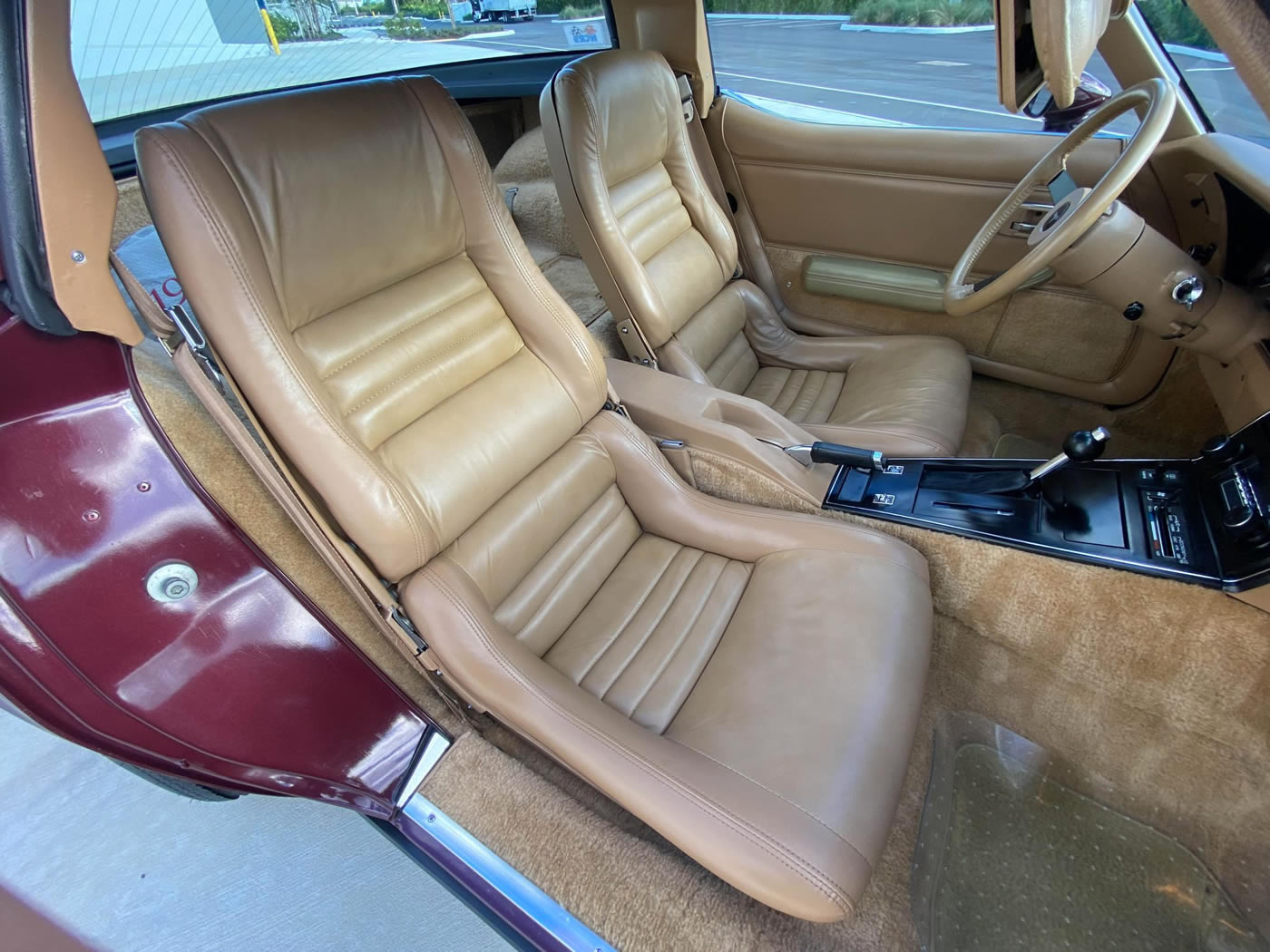 1981 Corvette in Maroon Metallic