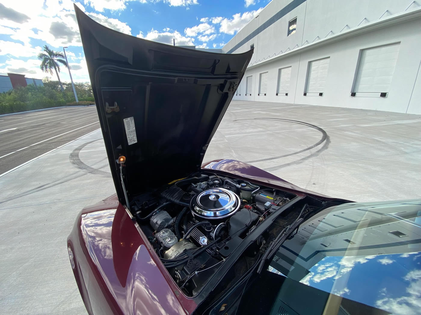 1981 Corvette in Maroon Metallic
