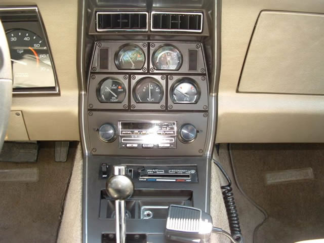 1982 Corvette - Center Console