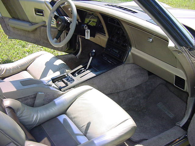 1982 Corvette - Collector's Edition Interior