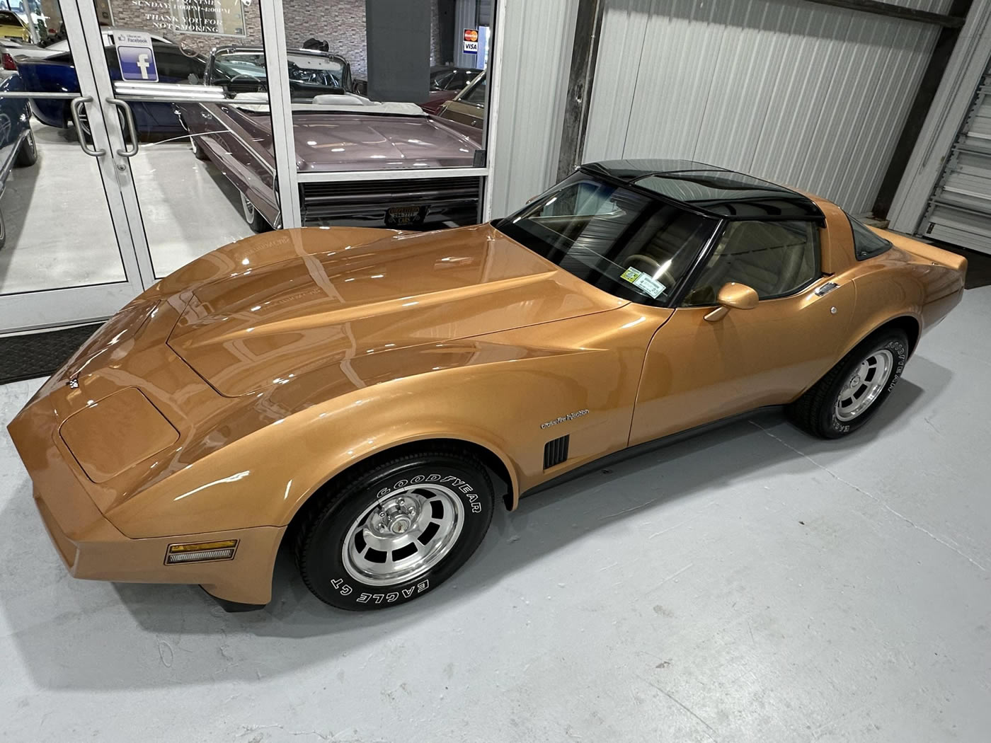 1982 Corvette in Gold Metallic