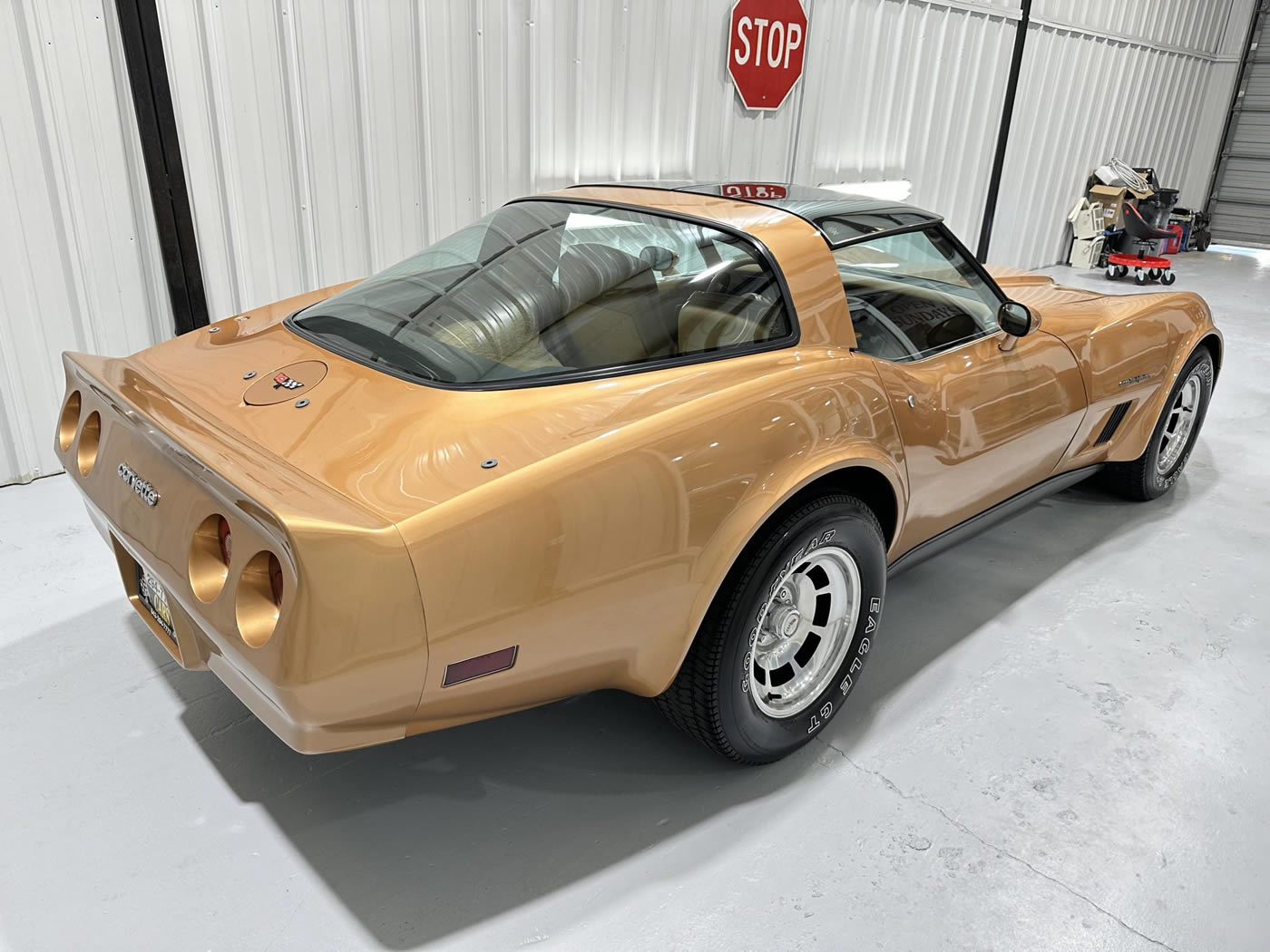 1982 Corvette in Gold Metallic