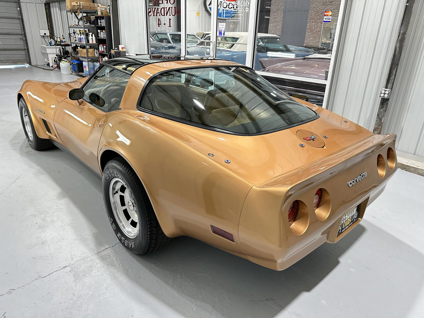 1982 Corvette in Gold Metallic