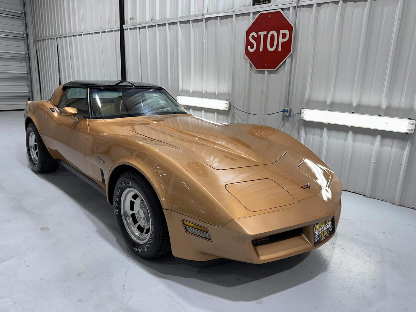 1982 Corvette in Gold Metallic