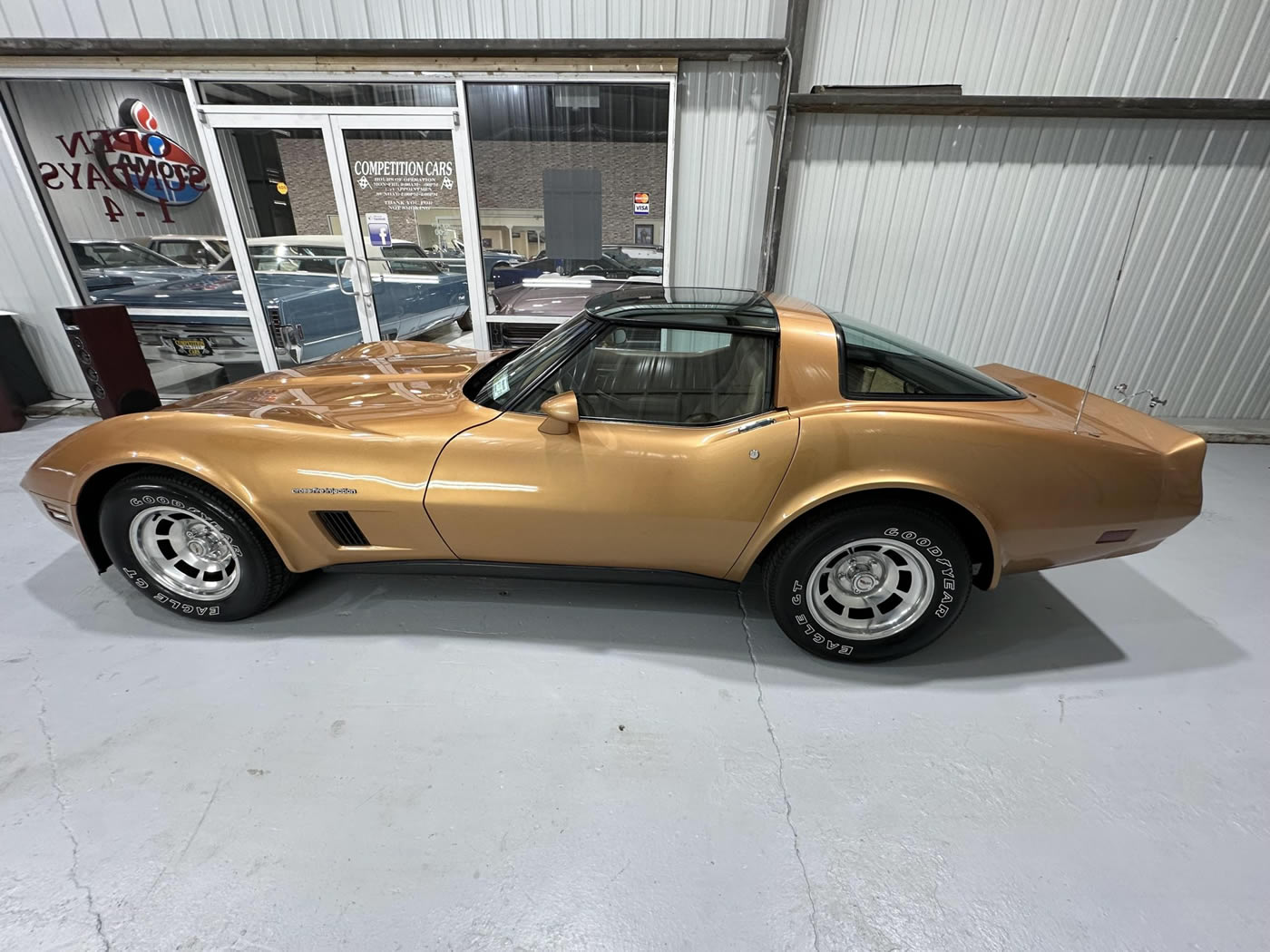 1982 Corvette in Gold Metallic