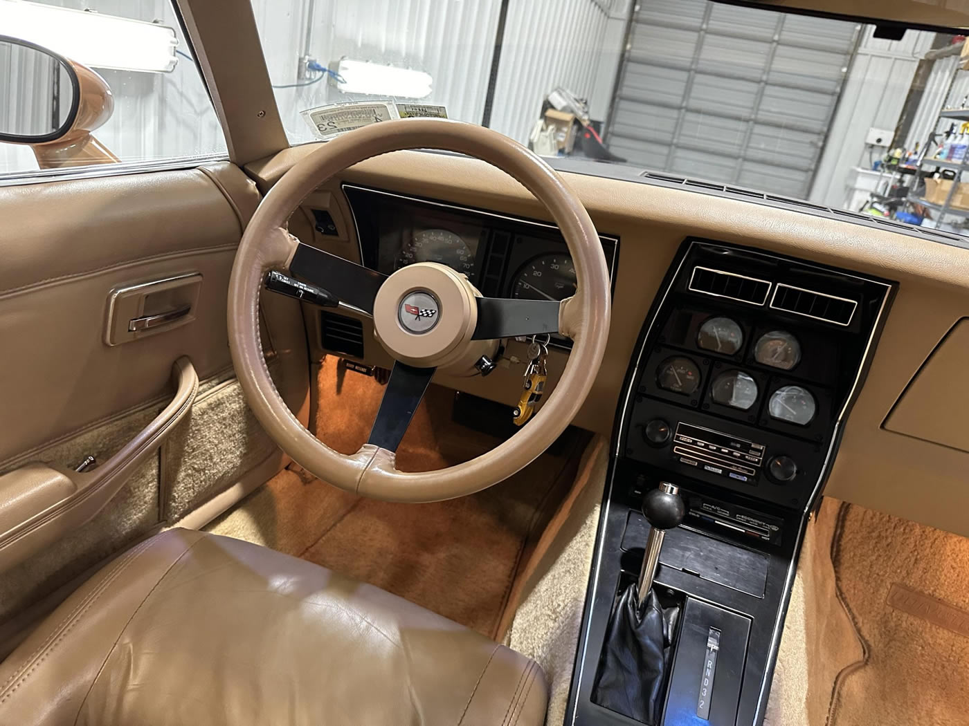 1982 Corvette in Gold Metallic