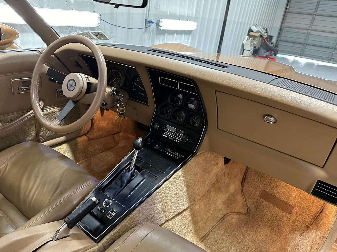 1982 Corvette in Gold Metallic