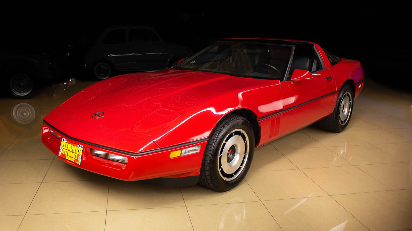1984 Corvette in Bright Red