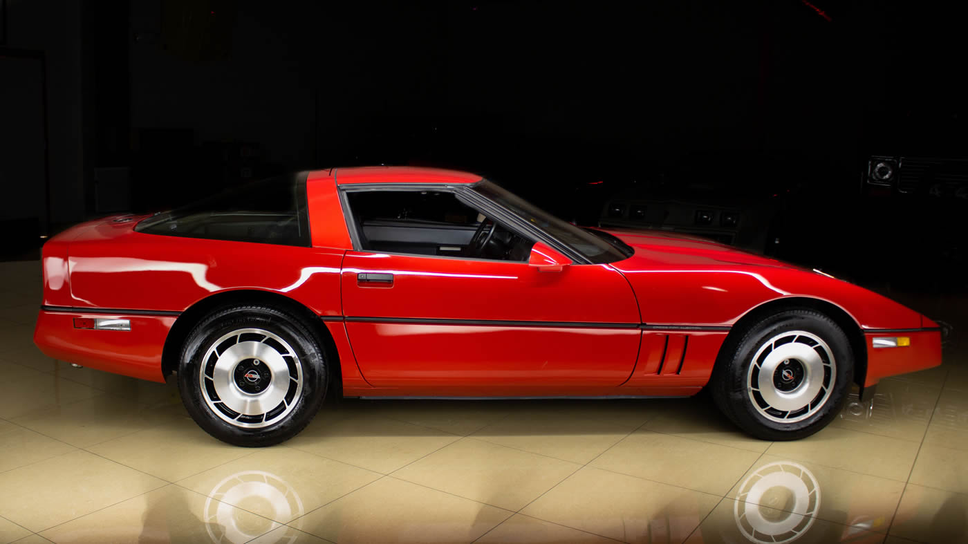 1984 Corvette in Bright Red