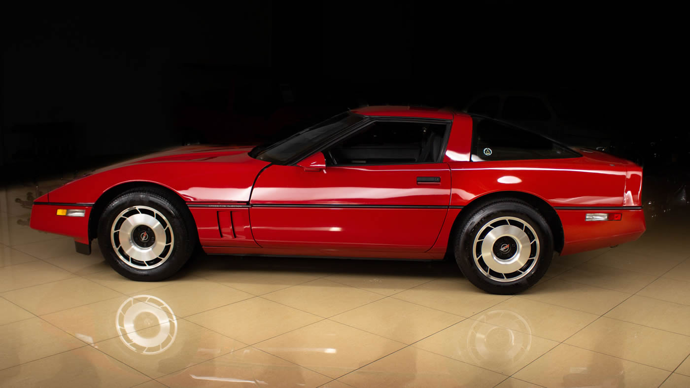 1984 Corvette in Bright Red