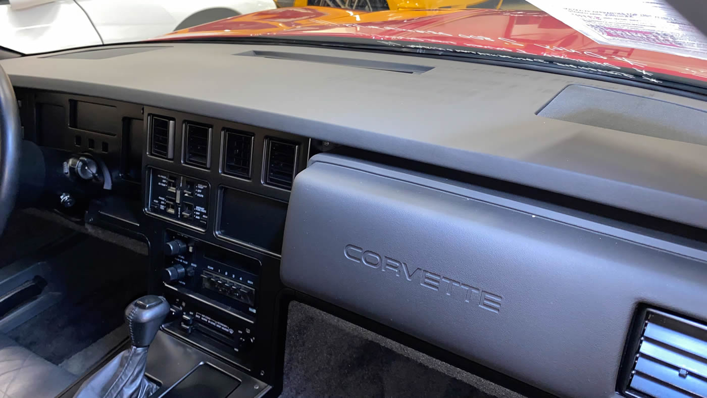 1984 Corvette in Bright Red