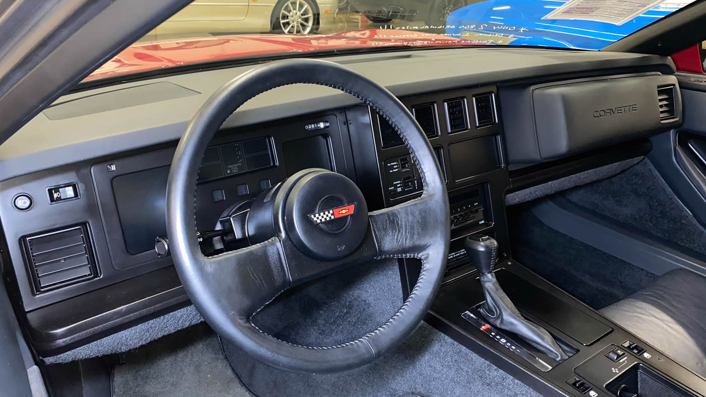 1984 Corvette in Bright Red