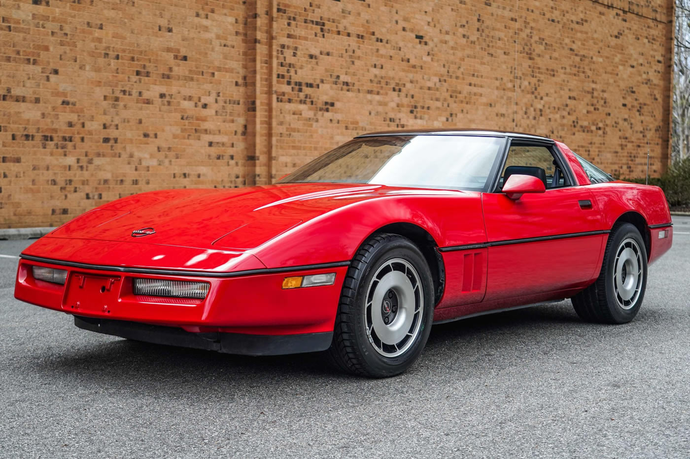 1984 Corvette in Bright Red