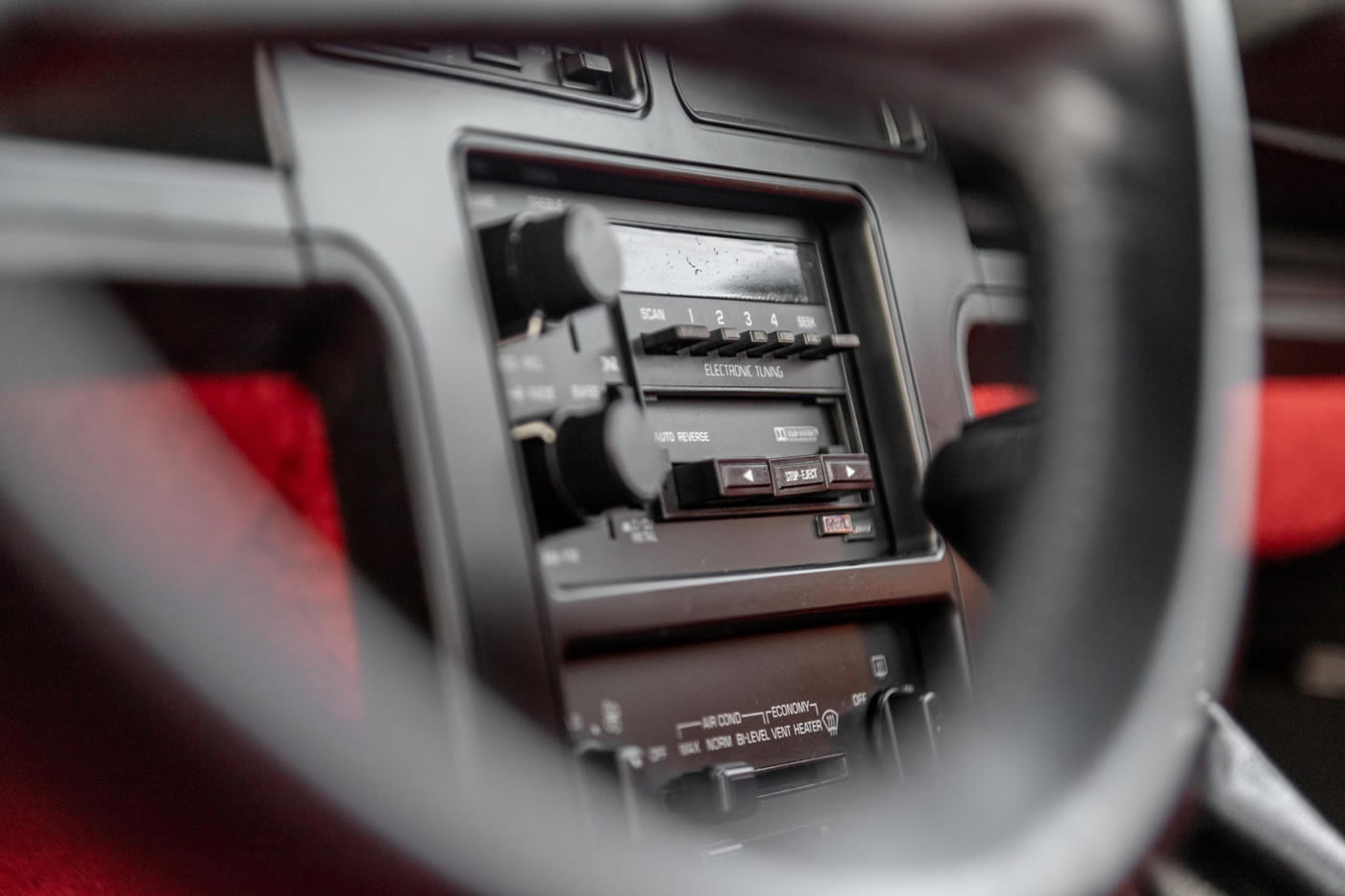 1984 Corvette in White with Carmine Leather