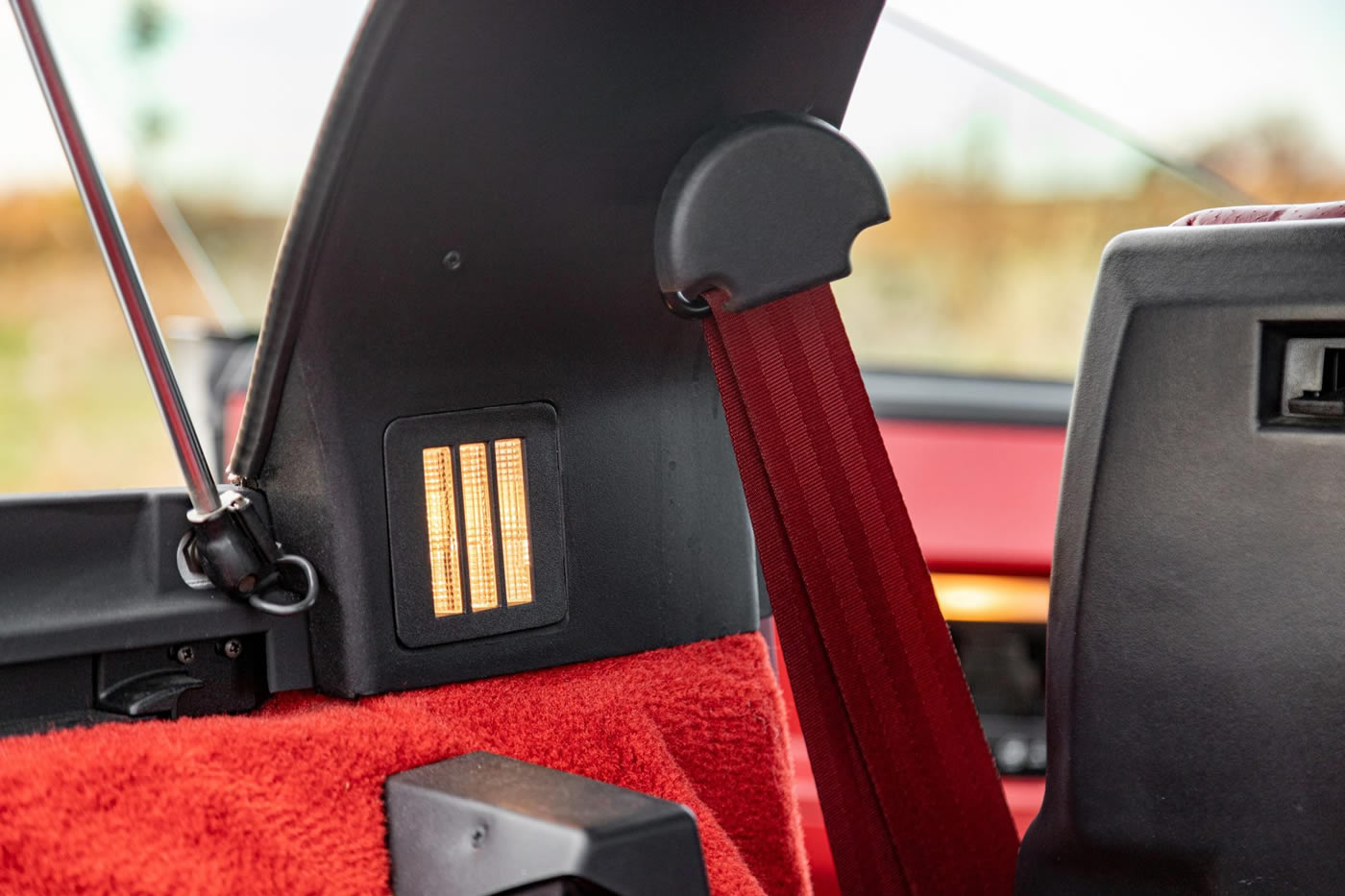 1984 Corvette in White with Carmine Leather