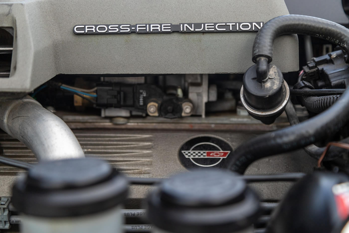 1984 Corvette in White with Carmine Leather