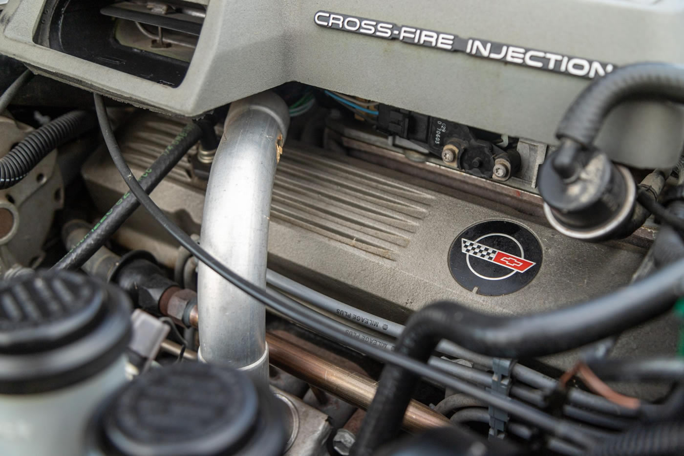 1984 Corvette in White with Carmine Leather