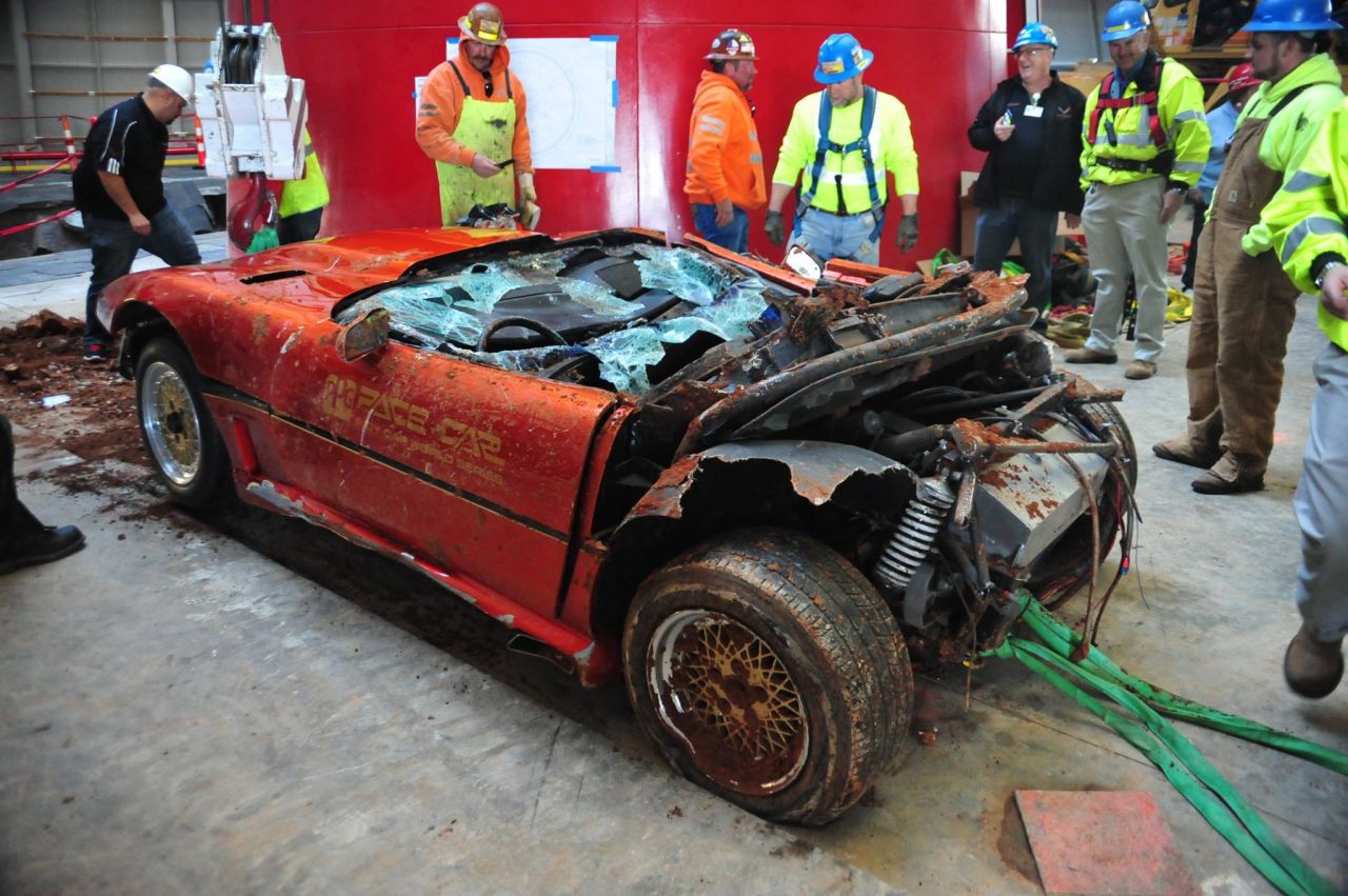 1984 Corvette PPG Pace Car Recovered from Sinkhole