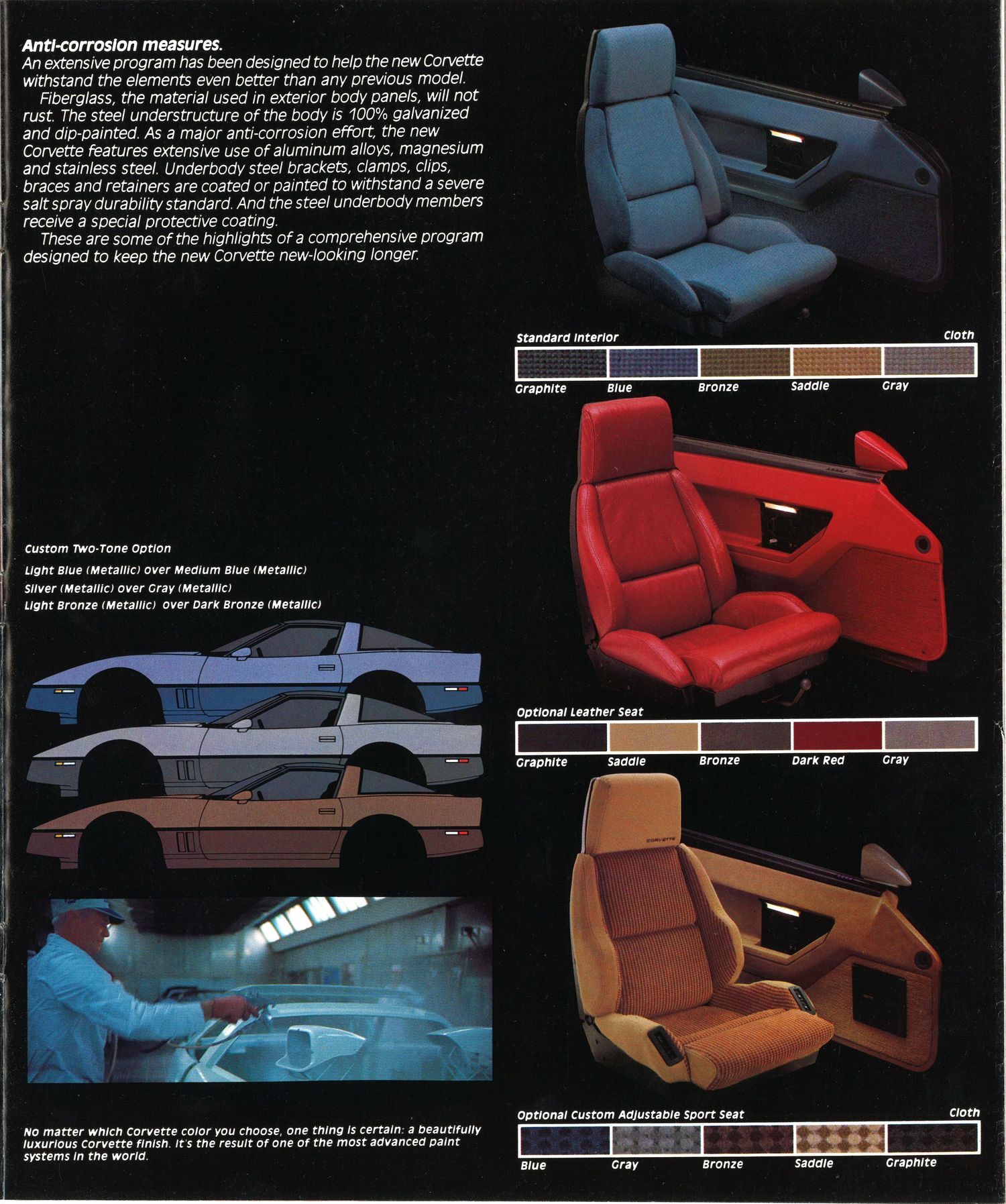 1984 Corvette Sales Brochure