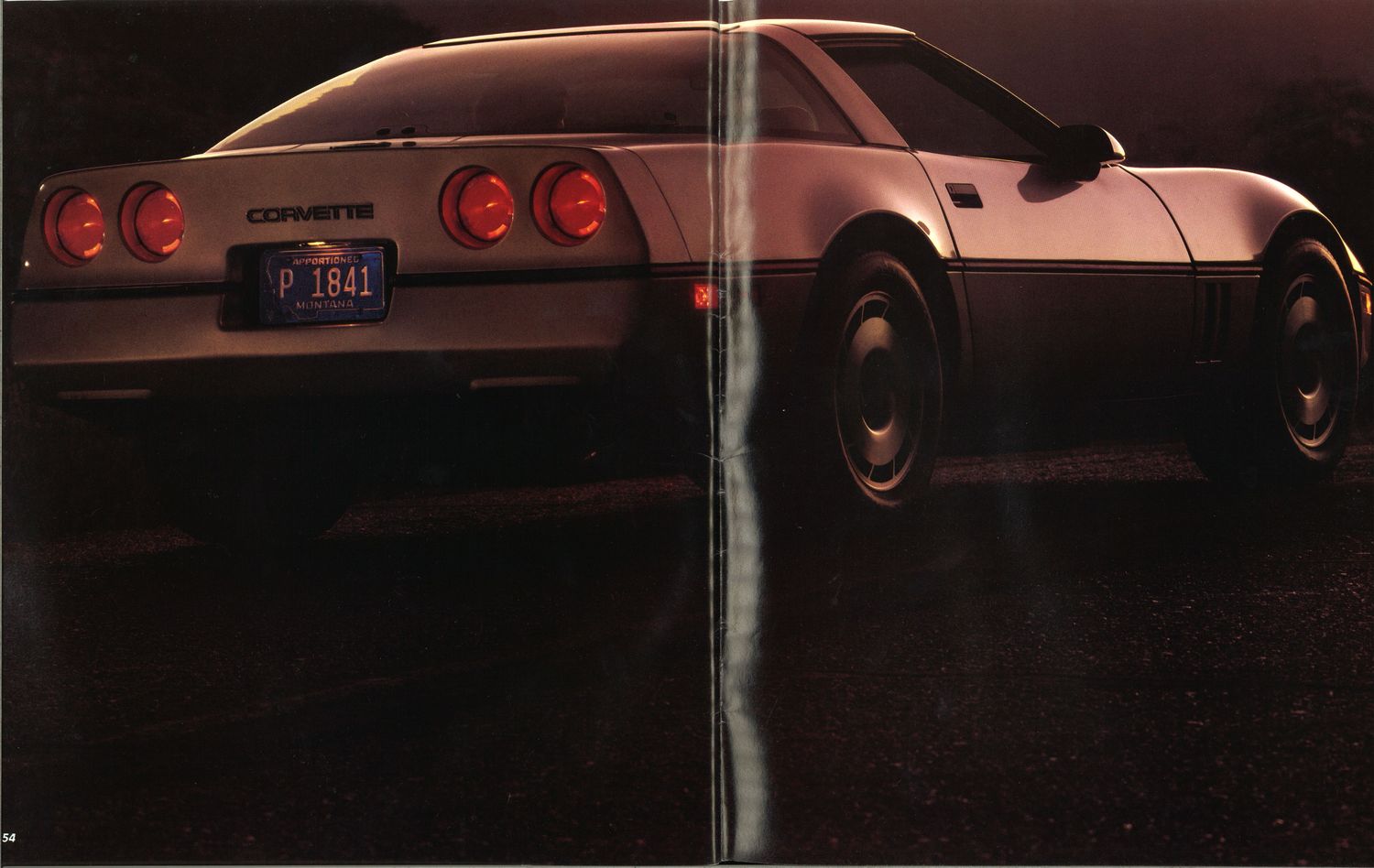 1984 Corvette Sales Brochure