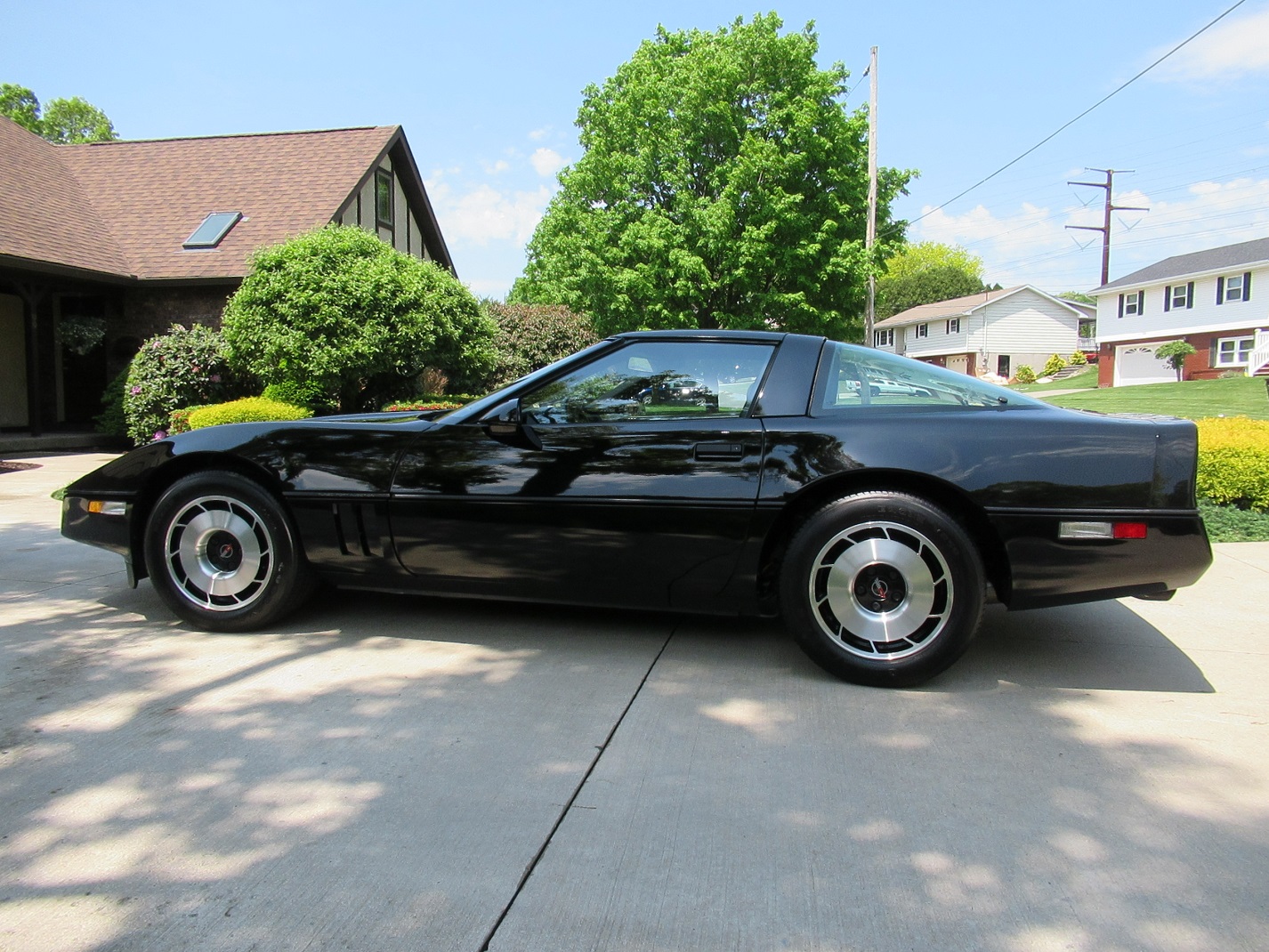 1985 Corvette in Black